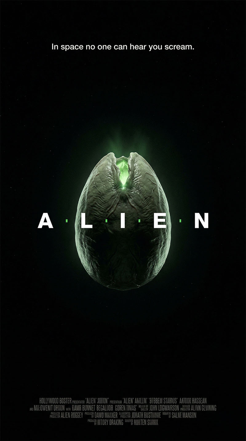 Alien 1979 Ridley Scott sci-fi horror Nostromo Sigourney Weaver Xenomorph