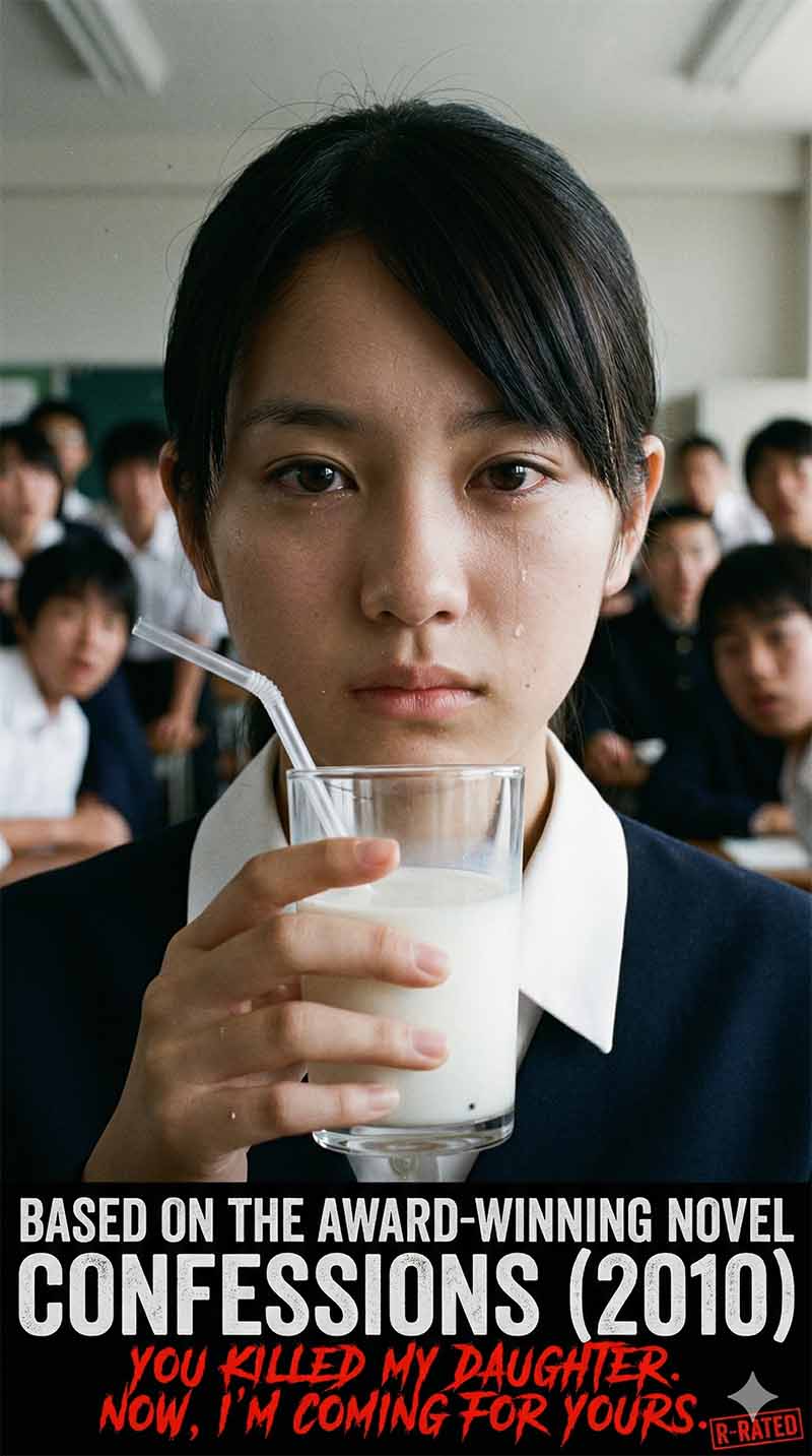 Confessions 2010 Kokuhaku Japanese Psychological Thriller Mystery Realistic Banned