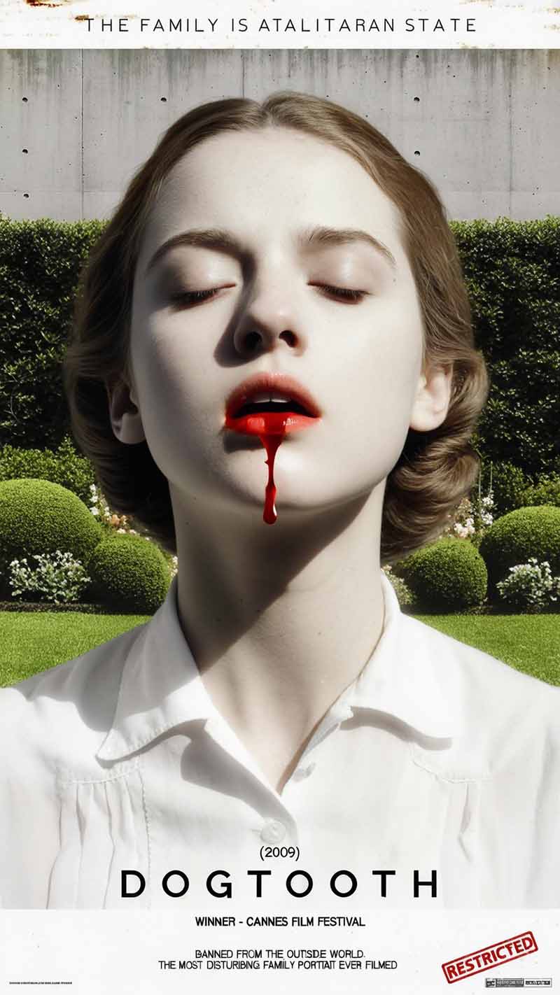 Watch Dogtooth 2009 Yorgos Lanthimos Greek Weird Wave psychological drama