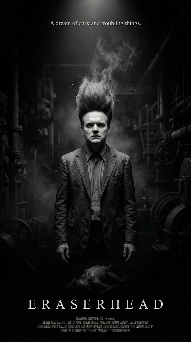 Eraserhead 1977 David Lynch surreal horror cult film black and white nightmare