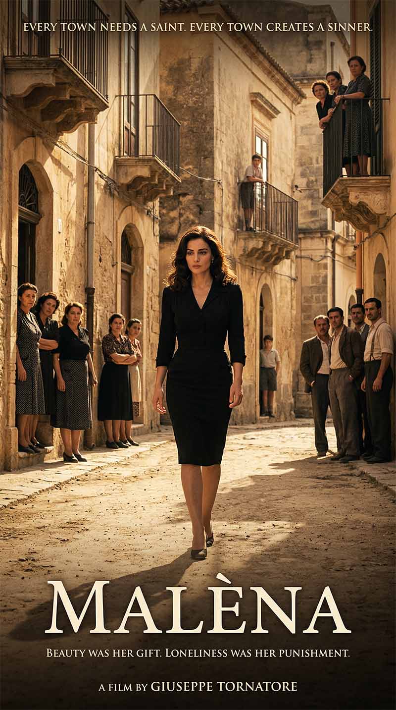 Watch Malena 2000 Giuseppe Tornatore Monica Bellucci Italian drama full movie online
