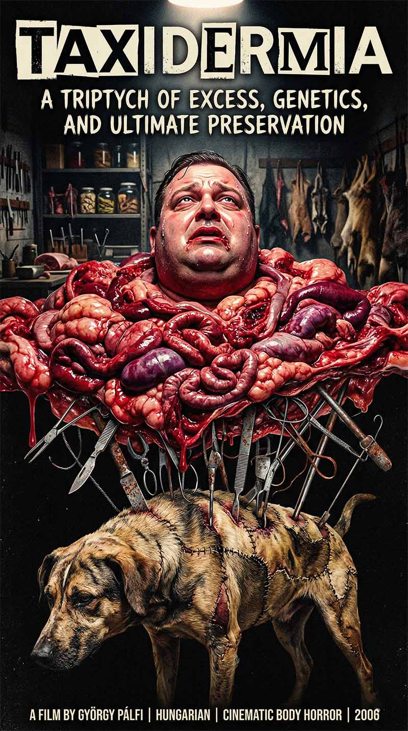 Taxidermia 2006 György Pálfi Surreal Body Horror Hungarian Cult Film