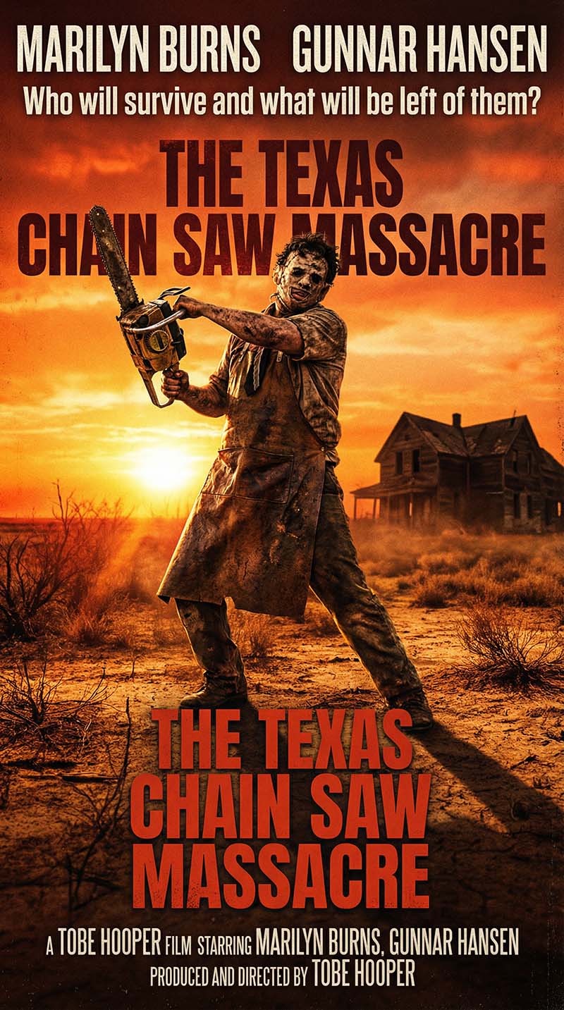 The Texas Chain Saw Massacre 1974 Tobe Hooper Leatherface slasher horror