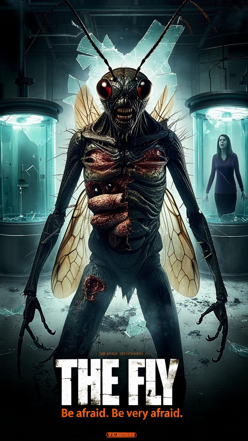 The Fly 1986 David Cronenberg body horror Jeff Goldblum teleportation experiment