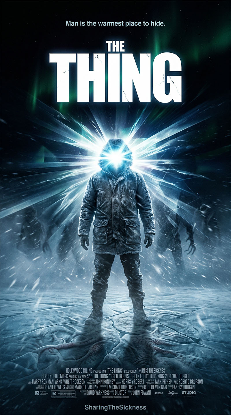 The Thing 1982 John Carpenter sci-fi horror film Kurt Russell Antarctica